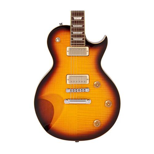 Fret King Eclat Custom Guitar Flamed Tobacco Sunburst Fret King Eclat Custom Guitar Flamed Tobacco Sunburst