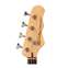 Fret King Perception Custom 4 String Bass Natural Ash Front View