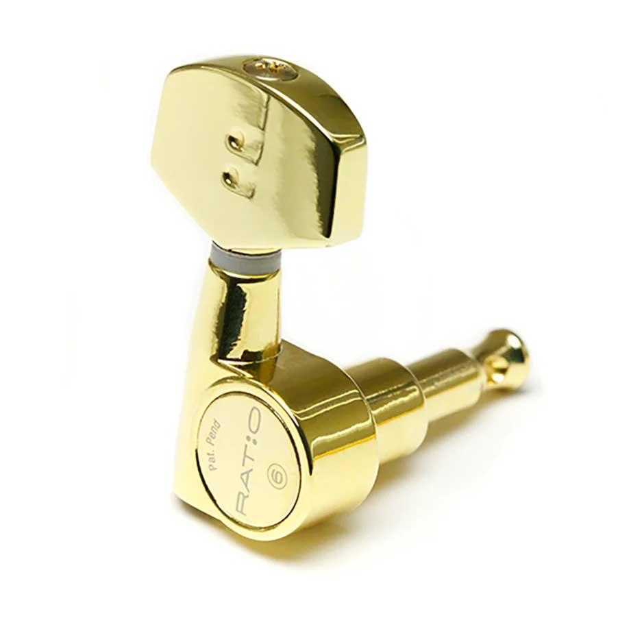 Graphtech Ratio Acoustic Guitar Machine Heads Gold guitarguitar