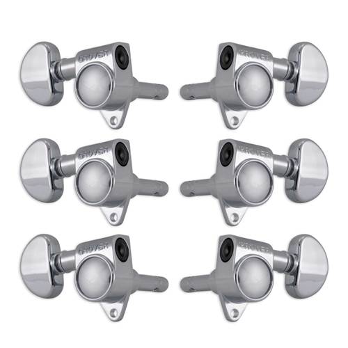 Grover 106C Locking Rotomatics Chrome Machine Heads Grover 106C Locking Rotomatics Chrome Machine Heads