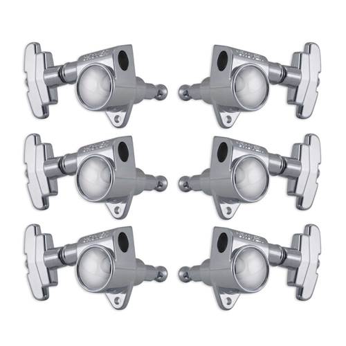Grover 109-18C Super Rotomatics 18:1 Gear Ratio Chrome Machine Heads Grover 109-18C Super Rotomatics 18:1 Gear Ratio Chrome Machine Heads