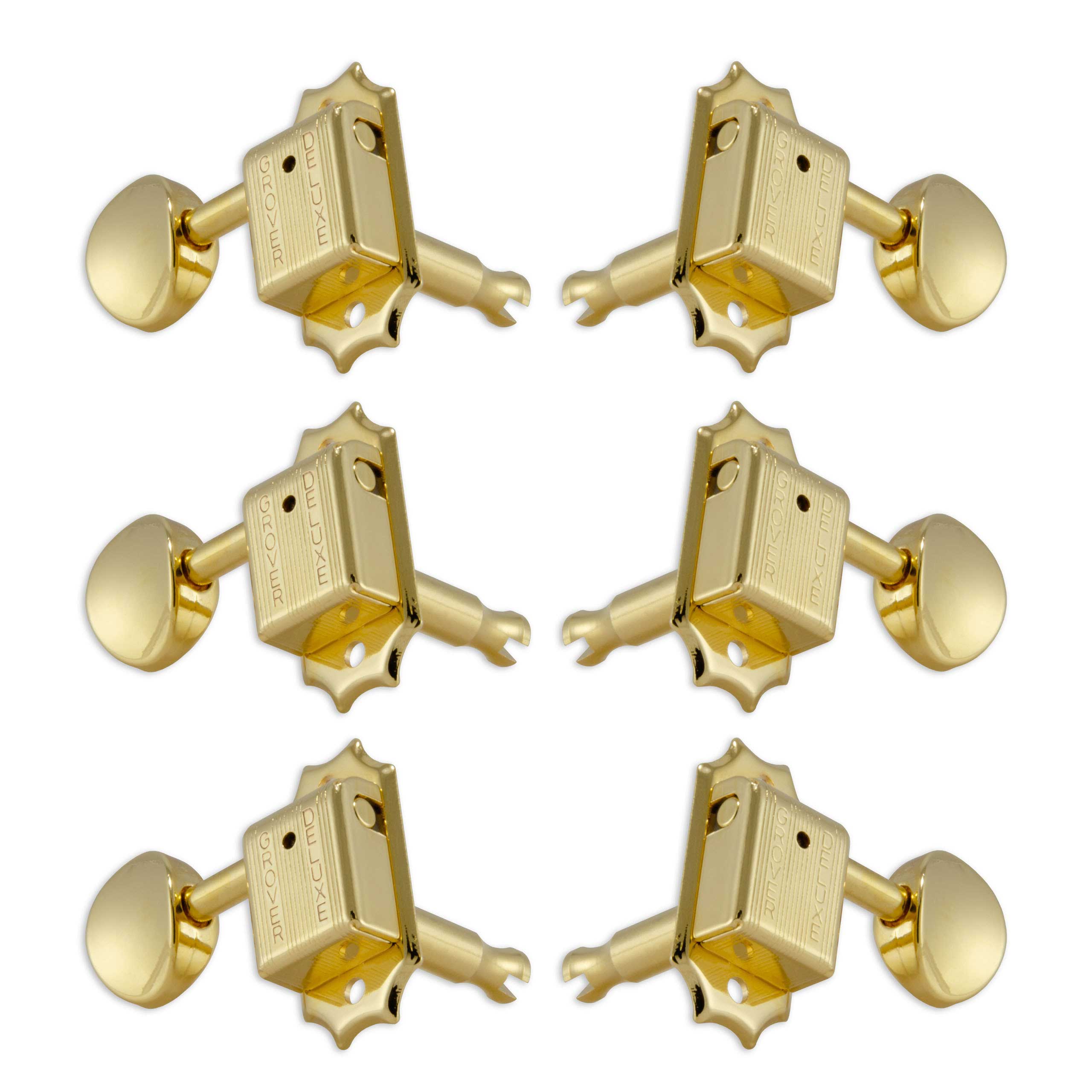 Grover 133G Deluxe 3+3 Gold Machine Heads