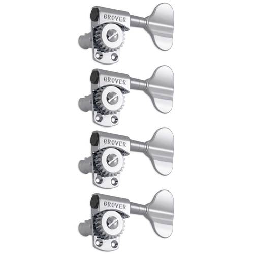 Grover 145C4 Titan Bass 4-In-Line Chrome Machine Heads Grover 145C4 Titan Bass 4-In-Line Chrome Machine Heads
