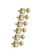 Grover 305G6 6-In-Line Mid-Size Rotomatic Gold Machine Heads