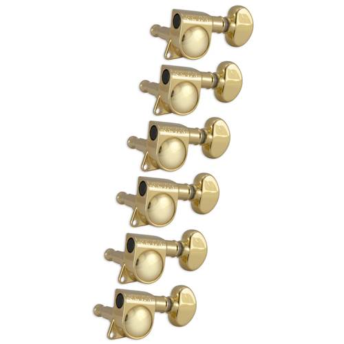 Grover 305G6 6-In-Line Mid-Size Rotomatic Gold Machine Heads Grover 305G6 6-In-Line Mid-Size Rotomatic Gold Machine Heads
