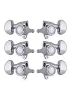 Grover 502BC Roto-Grip Black Chrome Machine Heads