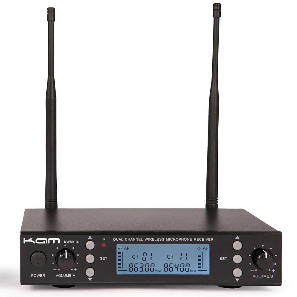 KAM UHF Multi Channel Professional Wireless Mircophone System