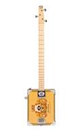 Lace Cigar Box Electric Guitar 3 String Secret Society