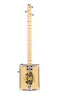 Lace Cigar Box Electric Guitar 3 String Royalty
