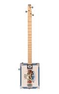 Lace Cigar Box Electric Guitar 3 String Gone Fishin'
