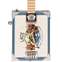 Lace Cigar Box Electric Guitar 4 String Gone Fishin'  Front View