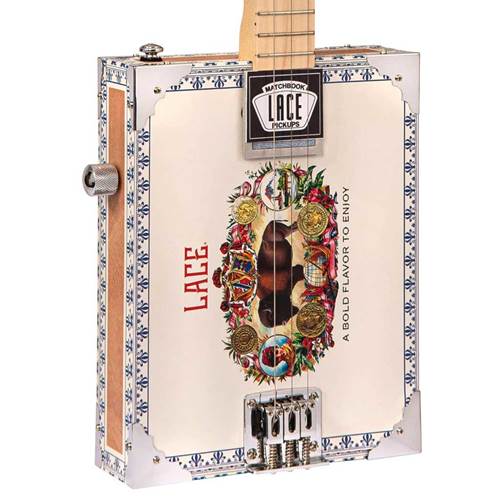 Lace Cigar Box Electric Guitar 3 String Buffalo Bill Lace Cigar Box Electric Guitar 3 String Buffalo Bill