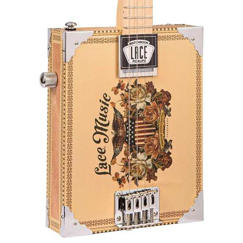 Lace Cigar Box Electric Guitar 4 String Americana Lace Cigar Box Electric Guitar 4 String Americana
