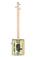 Lace Cigar Box Electric Guitar 3 String Grizzly