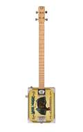Lace Cigar Box Electric Guitar 4 String Grizzly