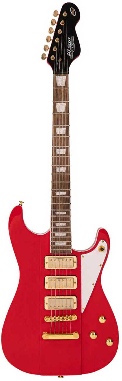 Vintage Joe Doe Gas Jockey Electric Guitar Gas Pump Red | guitarguitar