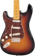 Vintage LV6MSSB Left Handed Guitar Maple Fingerboard Sunset Sunburst
