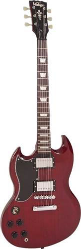 Vintage VS6 ReIssued Electric Guitar Cherry Red Left Handed