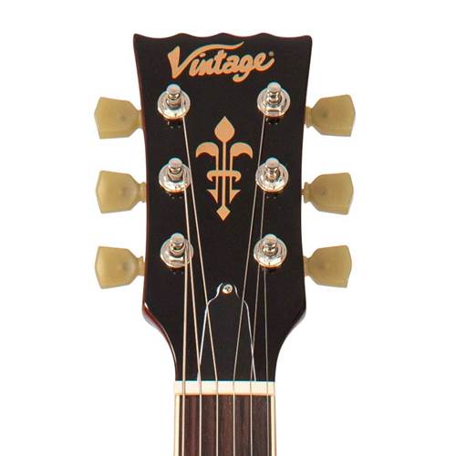 Vintage V100P ReIssued Electric Guitar Natural Mahogany Vintage V100P ReIssued Electric Guitar Natural Mahogany