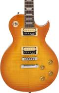 Vintage V100THB V100T ReIssued Guitar Flamed Maple Thru Honeyburst