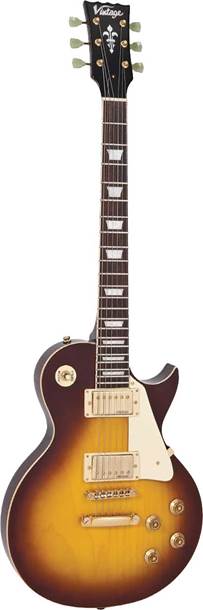 Vintage V100 ReIssued Electric Guitar Tobacco Sunburst