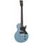 Vintage V120 ReIssued Electric Guitar Gun Hill Blue Front View