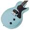 Vintage V120 ReIssued Electric Guitar Gun Hill Blue Front View