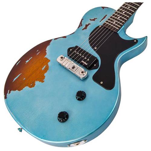 Vintage V120MRGHB V120 Icon Distressed Gun Hill Blue On Sunburst Vintage V120MRGHB V120 Icon Distressed Gun Hill Blue On Sunburst