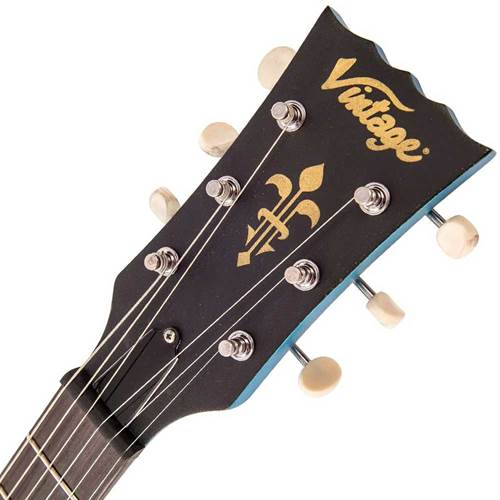 Vintage V120MRGHB V120 Icon Distressed Gun Hill Blue On Sunburst Vintage V120MRGHB V120 Icon Distressed Gun Hill Blue On Sunburst