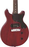 Vintage V130 ReIssued Electric Guitar Double Cut Satin Cherry