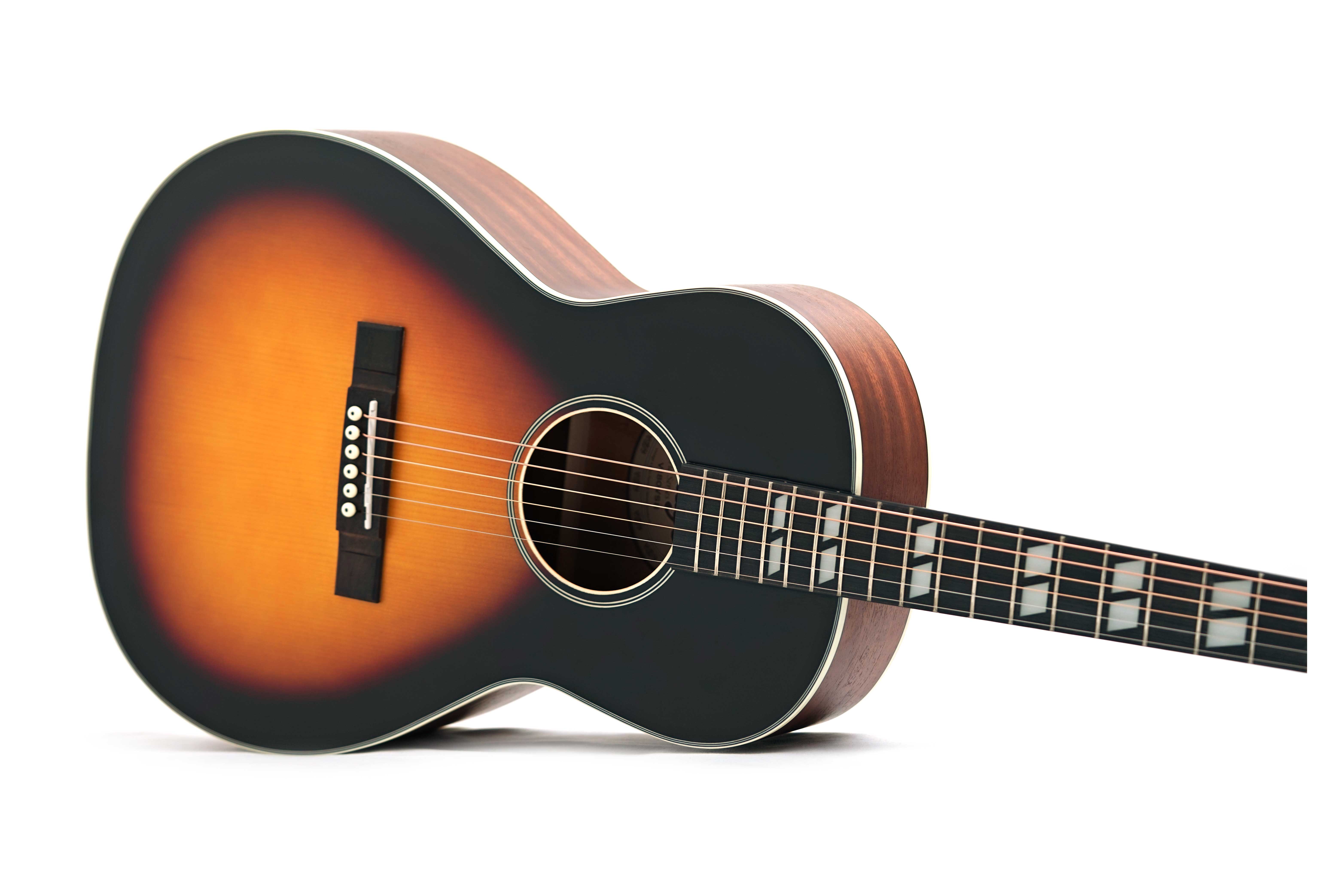 Vintage V180VSB Historic Parlour Guitar Sunburst (Ex-Demo) #5253