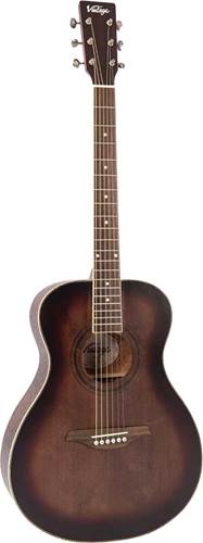 Vintage V300 Acoustic Folk Guitar Outfit Antiqued