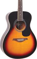 Vintage V300VSB Folk Guitar- Solid Top-Sunburst