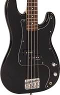 Vintage V40BLK V40 Coaster Series Bass Guitar Gloss Black