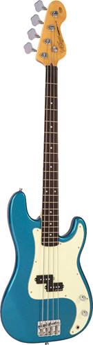 Vintage V40CAB V40 Coaster Series Bass Guitar Candy Apple Blue