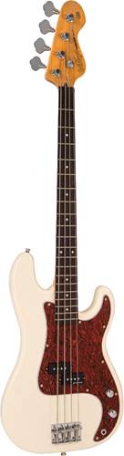 Vintage V40VW V40 Coaster Series Bass Guitar White