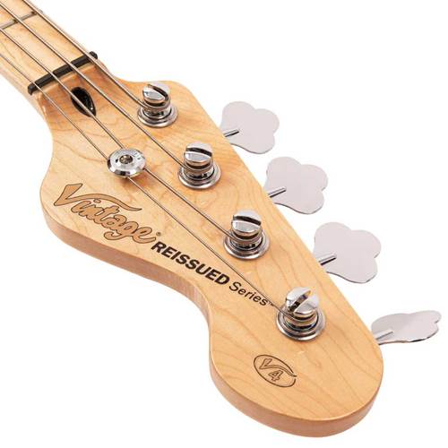 Vintage V42 ReIssued Bass Guitar Boulevard Black Vintage V42 ReIssued Bass Guitar Boulevard Black
