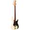 Vintage V42 ReIssued Bass Guitar Vintage White Front View