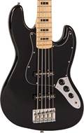 Vintage V495BLK 5 String Coaster Series Bass Guitar Boulevard Black