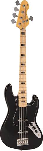 Vintage V495BLK 5 String Coaster Series Bass Guitar Boulevard Black