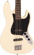 Vintage V49 Coaster Series Bass Guitar White