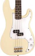 Vintage V4 Reissued Bass Guitar Vintage White