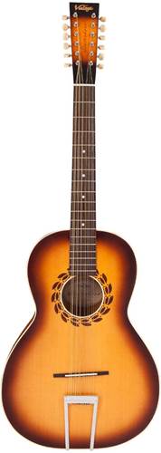 Vintage Statesboro Paul Brett 12 String Acoustic Satin Antique Burst Vintage Statesboro Paul Brett 12 String Acoustic Satin Antique Burst