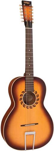 Vintage Statesboro Paul Brett 12 String Acoustic Satin Antique Burst Vintage Statesboro Paul Brett 12 String Acoustic Satin Antique Burst