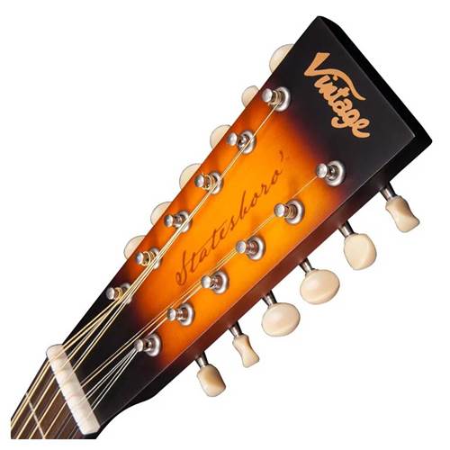 Vintage Statesboro Paul Brett 12 String Acoustic Satin Antique Burst Vintage Statesboro Paul Brett 12 String Acoustic Satin Antique Burst