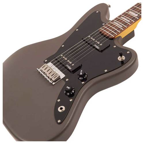 Vintage V65HGY V65 Hardtail Electric Guitar Satin Grey Vintage V65HGY V65 Hardtail Electric Guitar Satin Grey