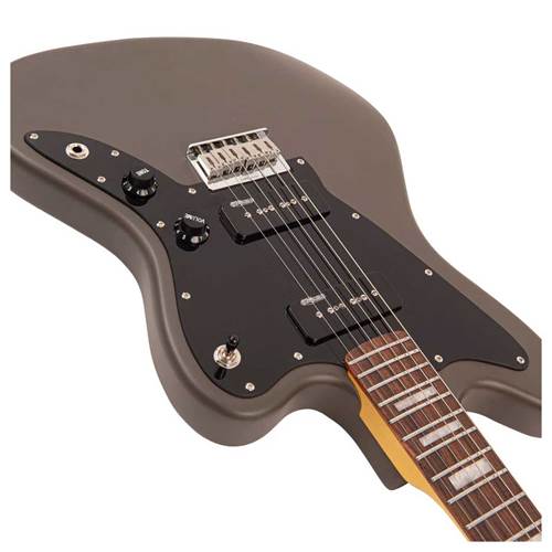 Vintage V65HGY V65 Hardtail Electric Guitar Satin Grey Vintage V65HGY V65 Hardtail Electric Guitar Satin Grey