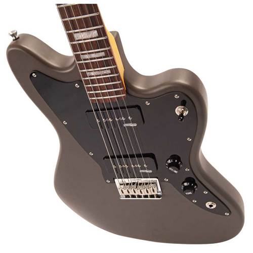Vintage V65HGY V65 Hardtail Electric Guitar Satin Grey Vintage V65HGY V65 Hardtail Electric Guitar Satin Grey