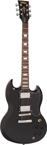 Vintage V69BLK V69 Coaster Series Electric Guitar Gloss Black