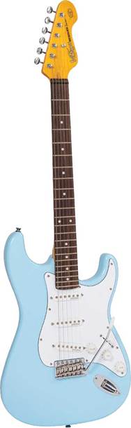 Vintage V6 ReIssued Electric Guitar Laguna Blue